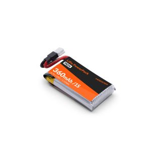 LiPo Single Cell MODSTER MDX Lipo Battery 1S 3.7V Lipo 360mAh for MDX Series