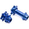 Náhradní díl pro RC model motorky Losi 1:4 Promoto-MX: náboj hliník CNC, modrý