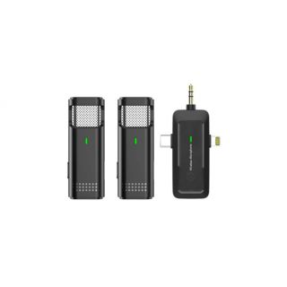 3in1 2.4G Lavalier Wireless Microphone (With Battery)