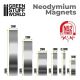 Neodymium Magnets 8x2mm - 50 units (N52) / Neodymové magnety 8x2mm 50ks