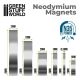 Neodymium Magnets 8x2mm - 50 units (N35) / Neodymové magnety 8x2mm 50ks
