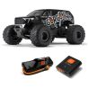 Stavebnice auta na dálkové ovládání Arrma Gorgon 1:10 Smart RTA je cenově dostupný RC model typu Monster Truck s náhonem 2WD, nezávislým zavěšením, olejovými tlumiči, proporcionálním řízením a stejnosměrným motorem. V balení je kompletní elektronika modelu, NiMH baterie a USB nabíječ.
