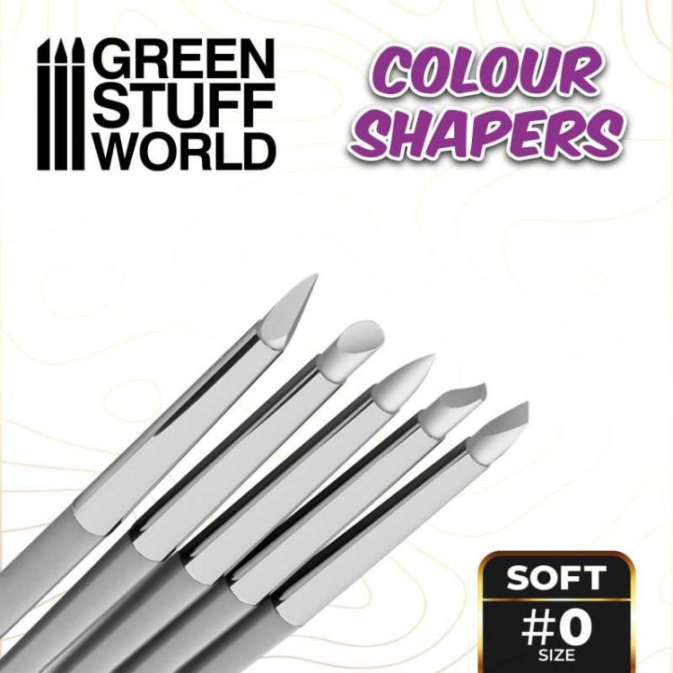 Colour Shapers Brushes SIZE 0 - WHITE SOFT / Štetce na tvarovanie veľkosť 0 mäkké