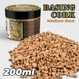 Basing Cork Grit - THICK - 200ml / Korková drť hrubá zrnitosť 200ml