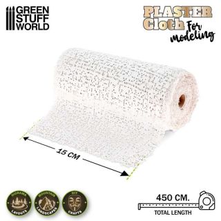 Hobby Plaster cloth 15x450 cm / Sadrová tkanina 15x450 cm