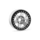 1.9'' Hliníkové beadlock disky šestipaprskové pro 1/10 crawler/expedice stříbrné - 2 ks