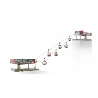 Lanovka H0 D-Line Set "Kohlmaisbahn" červená/čierna 6 Omega V+1 ks.