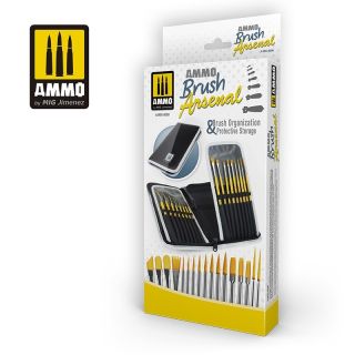 AMMO Brush Arsenal - Brush Organization & Protective Storage / A.MIG-8580