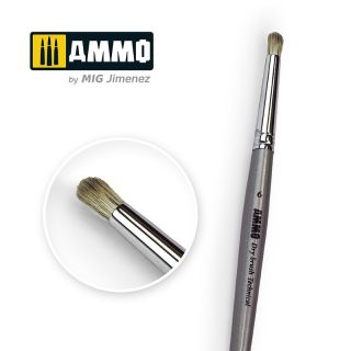 6 AMMO Drybrush Technical Brush / A.MIG-8702