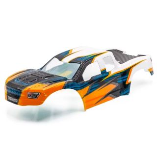 STX - lakovaná karoserie - oranžovo/modrá