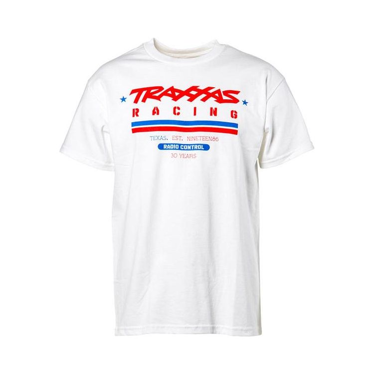 Traxxas tričko Heritage bílé XXL