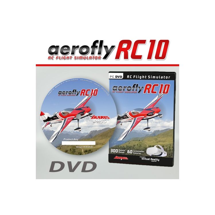 Aerofly RC10 na DVD pro Win8.1/10/11