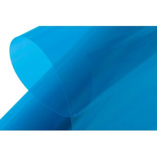KAVAN nažehlovací fólie 10m - transparentní modrá