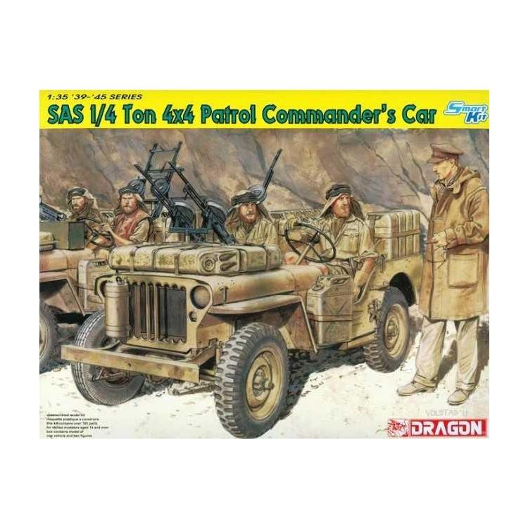 Model Kit military 6724 - SAS 1/4-TON 4X4 PATROL COMMANDER'S CAR (1:35)