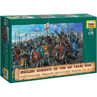 Wargames (AoB) figurky 8044 - English Knights 100 Years War (1:72)