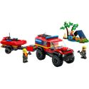 LEGO City - Hasičský vůz 4x4 a záchranný člun