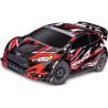 RC model auta Traxxas Ford Fiesta 1:10 2BL 4WD RTR je díky šasi z modelů Slash a náhonu 4x4 vhodný jak na a asfalt, tak i na do terénu či trávy. Obsahuje střídavý motor 2BL, olejové tlumiče, RC soupravu Traxxas TQ 2.4 GHz a bezsponkovou karoserii. Rychlost až 56 km/h.