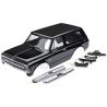 Traxxas karosérie Chevrolet Blazer 1969 černá s bezsponkovým systémem upínání - dodejte vašemu modelu Traxxas TRX-4 autentický vzhled jedinečného modelu Chevroletu Blazer z roku 1969. Propracovaná karoserie s množstvím detailů a chromovými prvky.