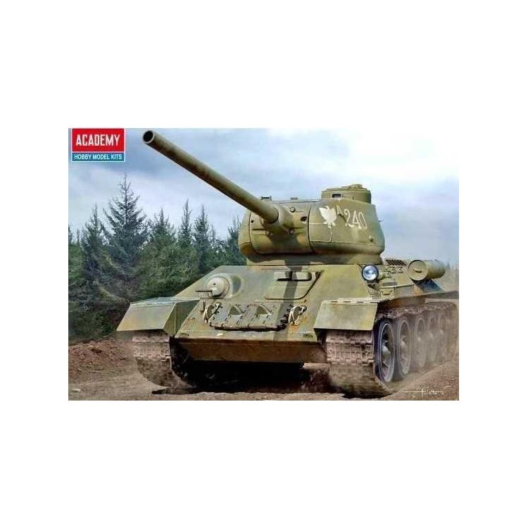 Model Kit tank 13554 - Soviet Medium Tank T-34-85 “Ural Tank Factory No. 183”  (1:35)