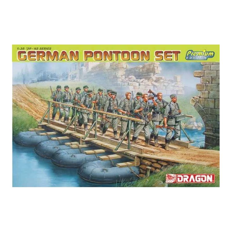 Model Kit figurky 6532 - GERMAN PONTOON SET (PREMIUM) (1:35)