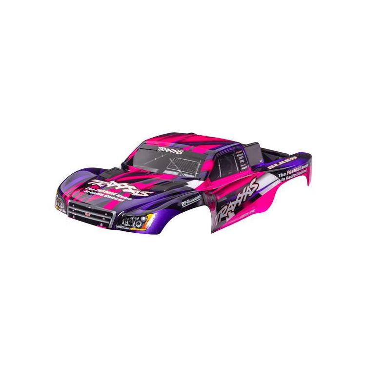 Traxxas karosérie Slash 2WD růžová (bezsponková)
