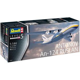 Plastic ModelKit letadlo 03807 - Antonov An-124 Ruslan (1:144)