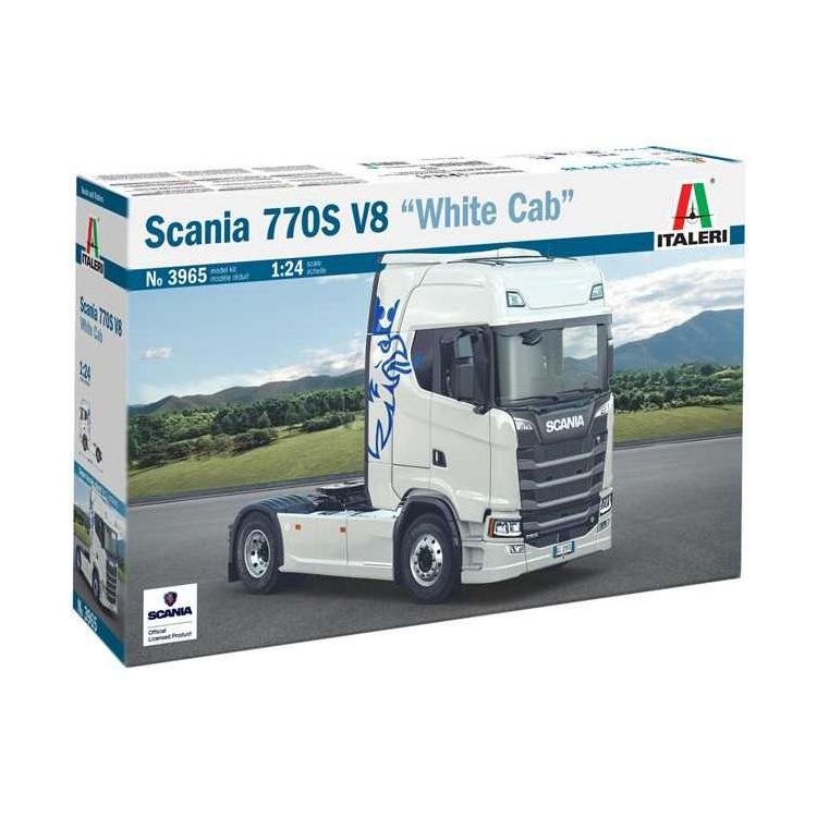 Model Kit truck 3965 - Scania S770 V8 "White Cab" (1:35)