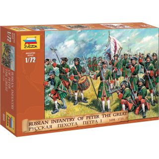 Wargames (AoB) figurky 8049 - Russian Infantry (Peter the Great) (1:72)