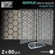 Acrylic molds - Hexagonal Paver 1:35 / Akrylové formy - Šesťhranná dlažba