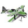 Stavebnice 3D akrobatického dvouplošného park-flyeru o rozpětí 980 mm z takřka nezničitelného pěnového EPP důkladně vyztuženého uhlíkovými nosníky pro střídavé elektromotory 350–500 W. Křídla se souměrným profilem, trup s velkou boční plochou pro výtečné vlastnosti při 3D manévrech/nožovém letu. Ovládaná křidélka, směrovka, výškovka.