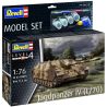 Model military ke slepení. Velikost: 1:76; 11,2 cm. Balení obsahuje: 83 dílků ke slepení, lepidlo, štětec a barvičky.