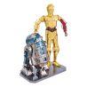 Metal Earth Luxusná oceľová stavebnica Star Wars - C-3PO + R2-D2 Box verze