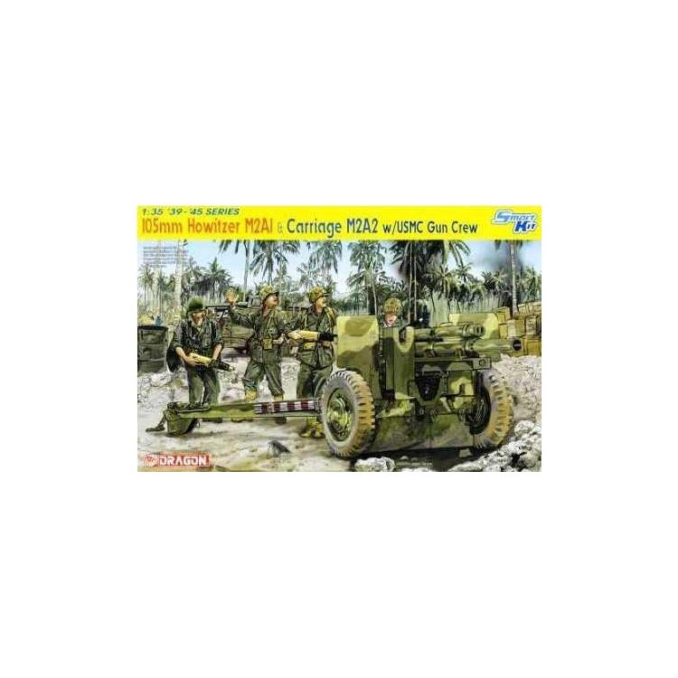 Model Kit military 6531 - 105mm HOWITZER M2A1 & CARRIAGE M2A2 (1:35)