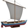 Stavebnice modelu lodi Türkmodel rybářský plachetní člun v měřítku 1:35. Délka modelu lodi je 167mm, stavba převážně ze dřeva, 3D tištěné detailní resinové doplňky, součástí je i stavební plán. Obrazový manuál krok za krokem.