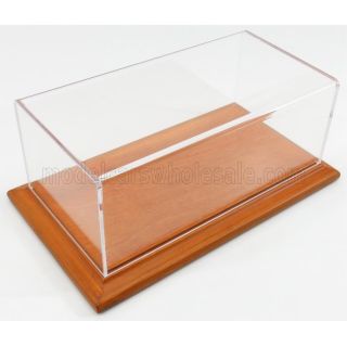 ATLANTIC VETRINA DISPLAY BOX AICHI BASE IN LEGNO - WOOD CHERRY BASE - Lungh.LENGHT cm 23 X Largh.WIDTH cm 12 X Alt.HEIGHT cm 8.5