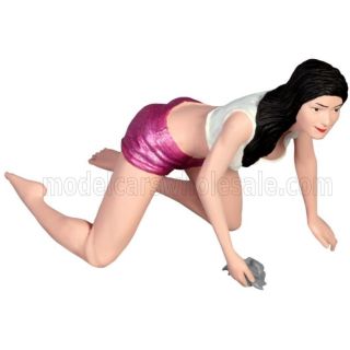 ATLANTIC FIGURES CAR WASHER GIRL - KIM - VARIOUS 1/12