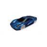 Náhradní díly pro RC modely auta Traxxas 4-Tec 2.0: Karosérie modrá.