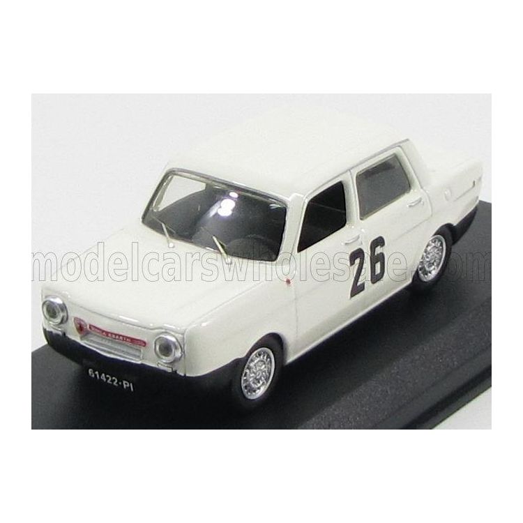 BEST MODEL SIMCA ABARTH N 26 WINNER RALLY COLLI DI PISTOIA 1967 L.POZZO - WHITE RED 1/43 BEST MODEL SIMCA ABARTH N 26 WINNER RALLY COLLI DI PISTOIA 1967 L.POZZO - WHITE RED 1/43