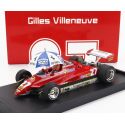 BRUMM FERRARI F1  126C2 N 27 BRAZILIAN GP 1982 GILLES VILLENEUVE - WITH DRIVER FIGURE AND UMBRELLA - RED 1/43