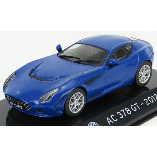 EDICOLA AC 378 GT 2012 - CON VETRINA - WITH SHOWCASE - BLUE 1/43