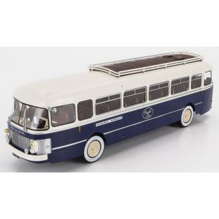 EDICOLA SAVIEM CHAUSSON SC1 AUTOBUS CASABLANCA - MARRAKECH 1960 - BLUE CREAM 1/43
