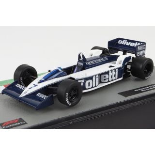 EDICOLA BRABHAM F1  BT55 BMW N 7 SEASON 1986 RICCARDO PATRESE - WHITE BLUE 1/43