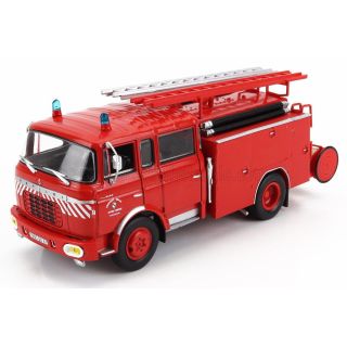 EDICOLA BERLIET GAK 20 TANKER TRUCK 1969 - FIRE ENGINE - VIGILI DEL FUOCO - FEUERWEHR - RED 1/43