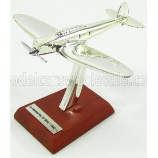 EDICOLA HEINKEL HE70 BLITZ AIRPLANE 1932 - 6cm X 7cm - CHROME 1/200