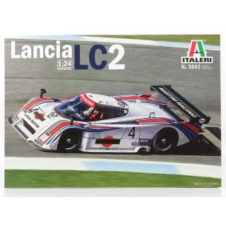ITALERI LANCIA LC2 TEAM LANCIA MARTINI N 4 CAMPIONATO SPORT PROTOTIPI 1985 R.PATRESE - M.ALBORETO - N 5 T.FABI - P.GHINZANI 1/24