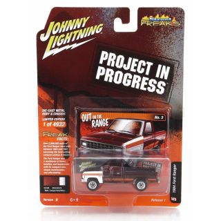 JOHNNY LIGHTNING FORD USA RANGER PICK-UP 1984 - RED WHITE 1/64