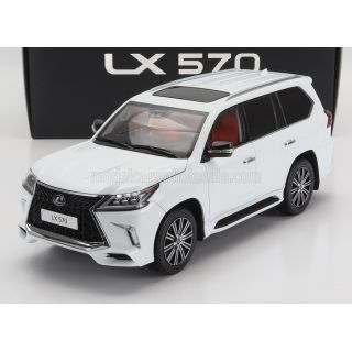 LCD MODEL LEXUS LX570 2022 - WHITE 1/18