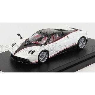 LCD MODEL PAGANI HUAYRA ROADSTER 2018 - WHITE PEARL MET 1/64