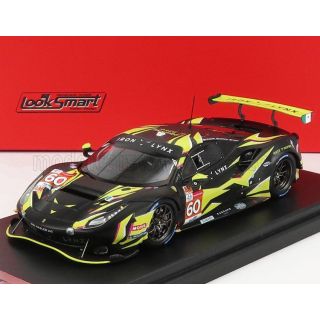 LOOKSMART FERRARI 488 GTE IRON LYNX TEAM N 60 24h LE MANS 2021 RAFFAELE GIAMMARIA - PAOLO RUBERTI - CLAUDIO SCHIAVONI - MATT BLA