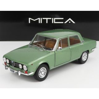 MITICA DIECAST ALFA ROMEO 1750 BERLINA 2-SERIES 1969 - VERDE OLIVA - OLIVE GREEN MET 1/18